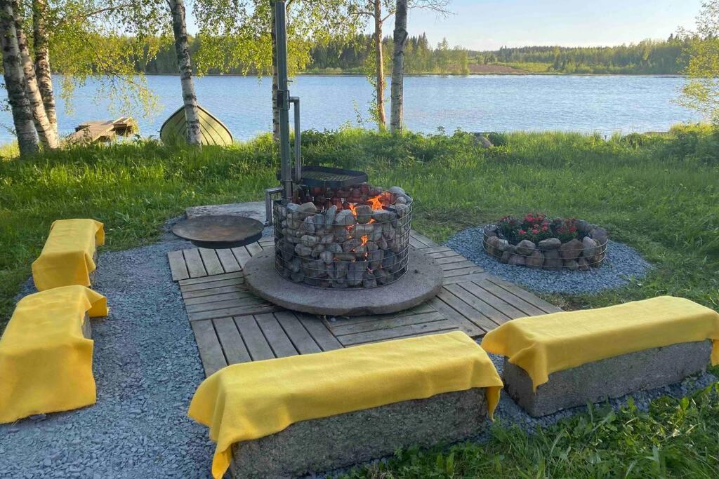 Viihtyisae Kolmio Jaerven Rannalla Haapavesi Exterior photo